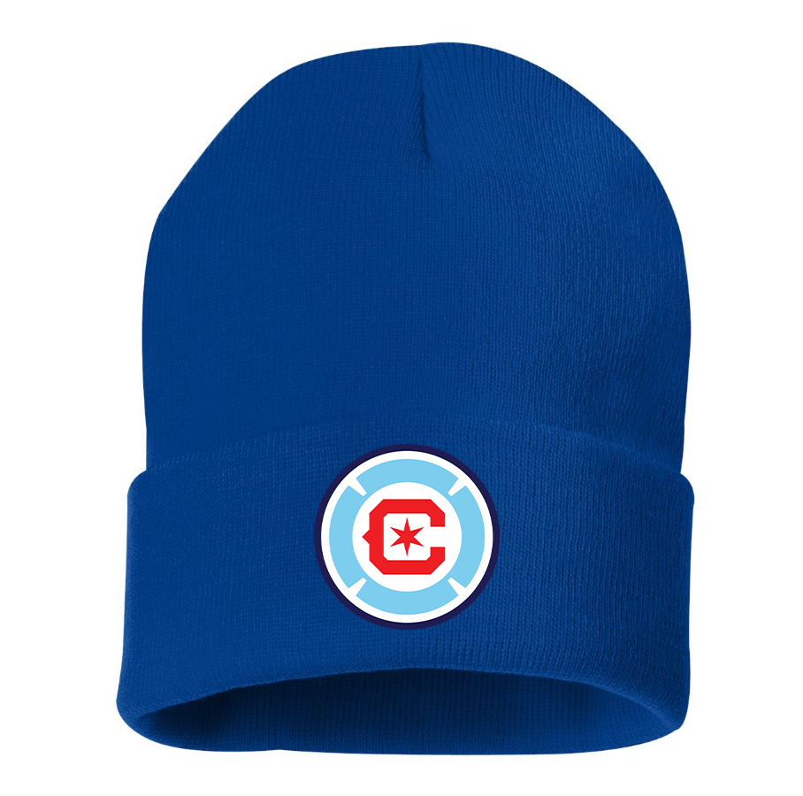 Chicago fire Soccer Beanie Hat